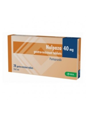 Nolpaza 40 mg. 28 tablets